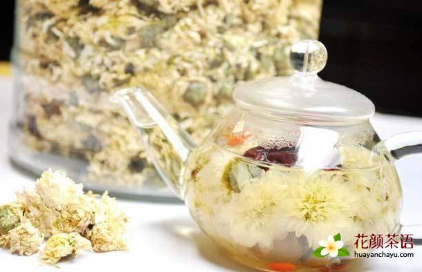 金銀花菊花泡法 美容養顏清熱祛痘茶